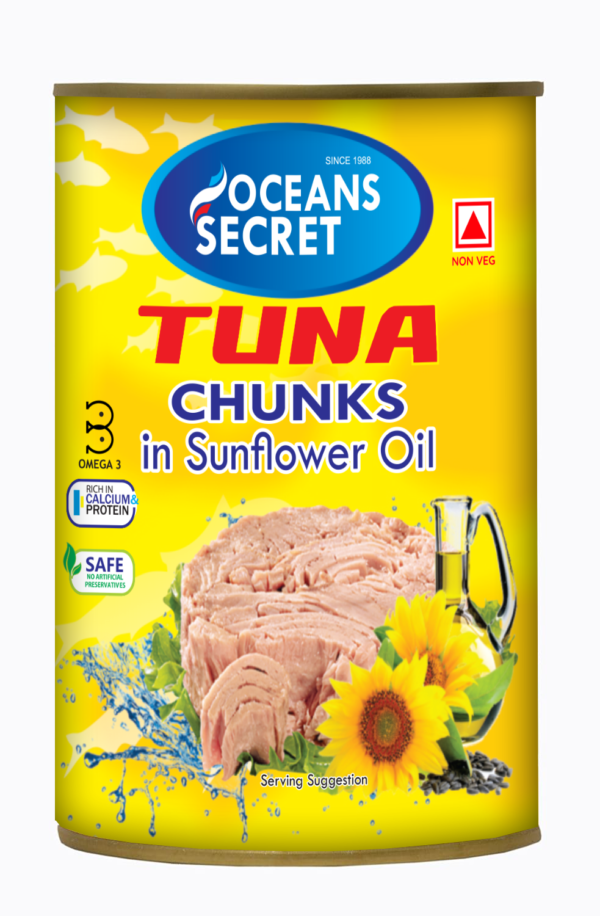 Oceans secret - Tuna Chunks in Sunflower Oil 400g