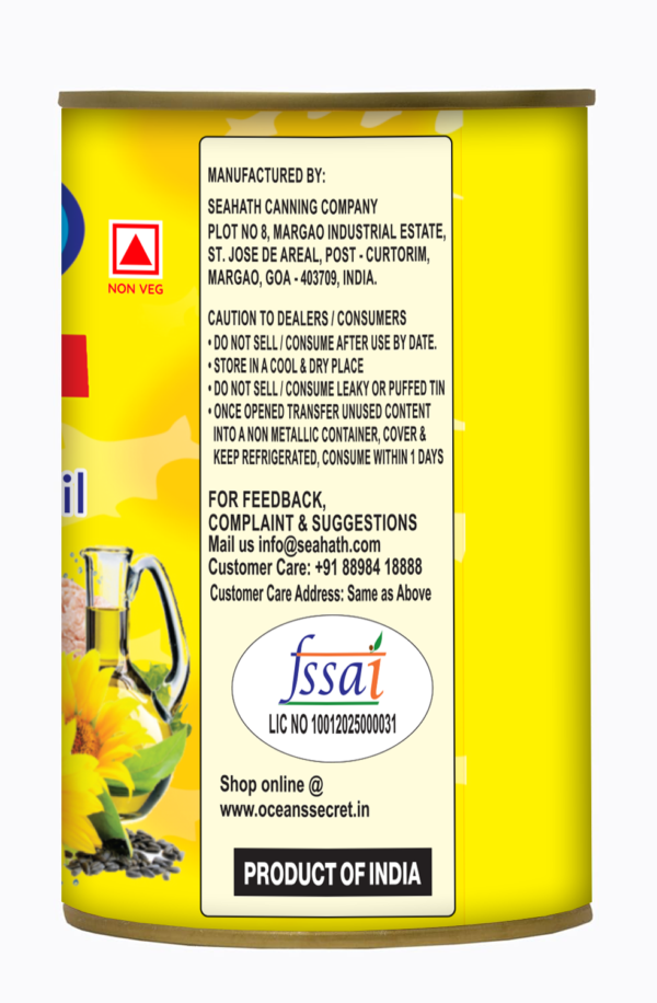 Oceans secret - Tuna Chunks in Sunflower Oil 400g - Image 3
